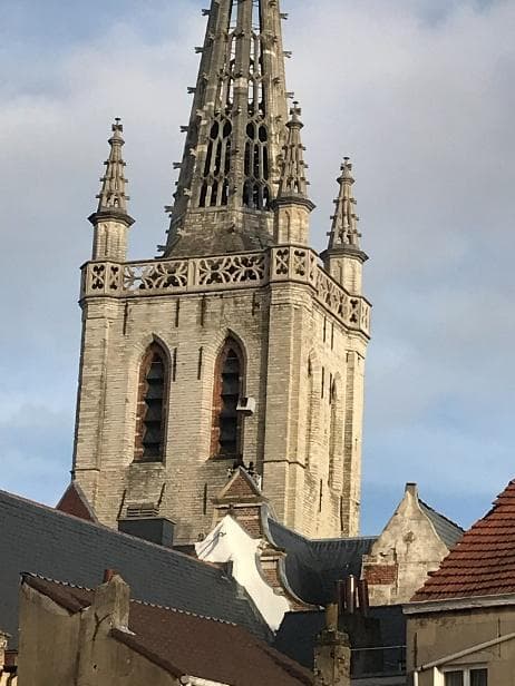 Restauratiebeeld torenspits